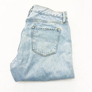 Frame Le Garco Natoma Light Wash Ripped Zip Fly Denim Jeans Size 28